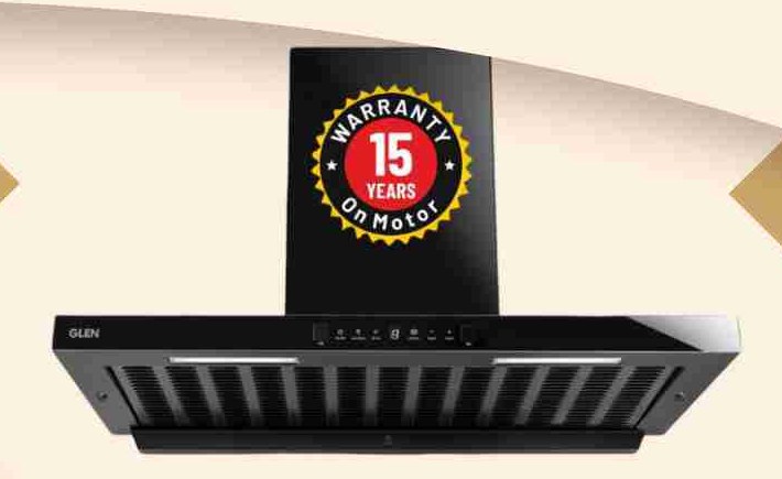 Glen auto-clean kitchen chimney available at Arya Kitchen Appliances Pune