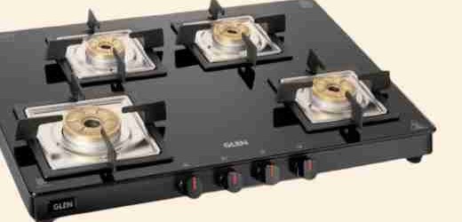 Glen stainless steel 4 burner hobtop alternate finish Pune